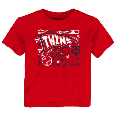 Toddler Red Minnesota Twins Ballpark Fun T-Shirt