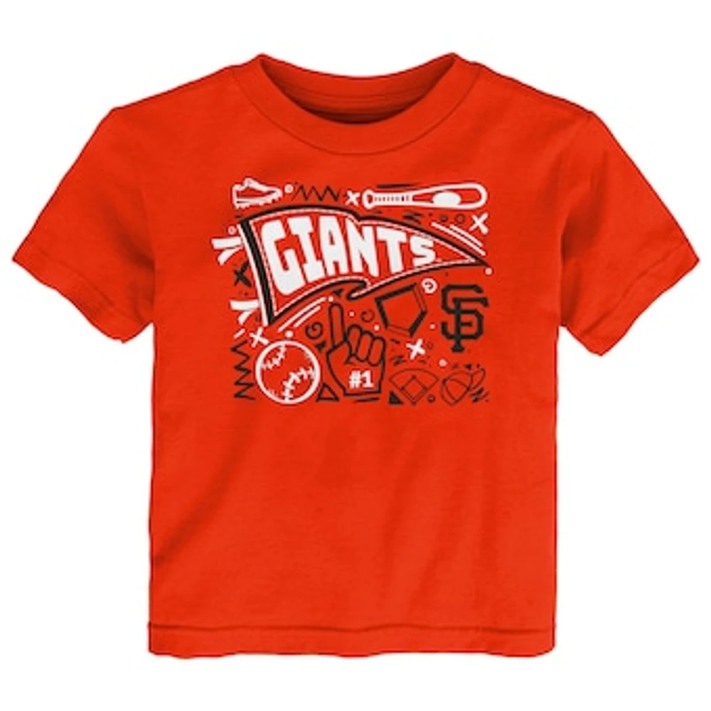 Toddler Orange San Francisco Giants Ball Park Fun T-Shirt