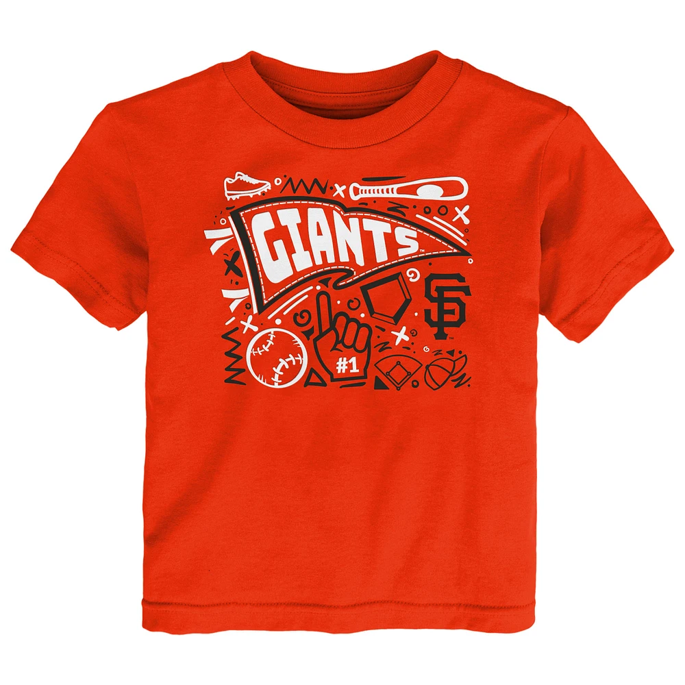 Toddler Orange San Francisco Giants Ball Park Fun T-Shirt