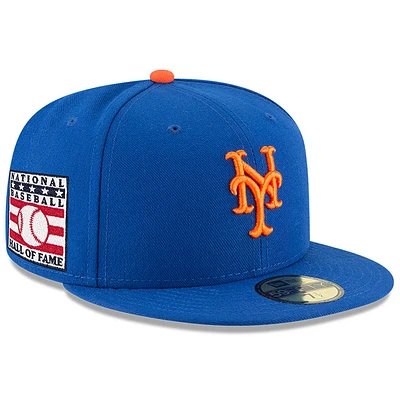Men's New Era Royal New York Mets National Baseball Hall of Fame 59FIFTY Fitted Hat