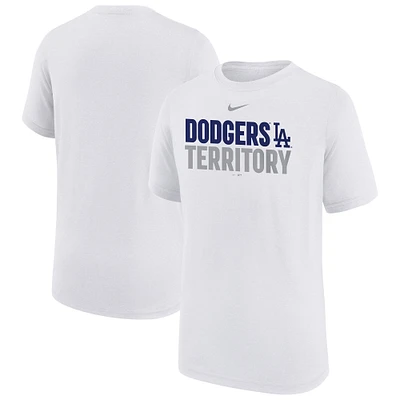 Youth Nike White Los Angeles Dodgers Performance Local Legend T-Shirt