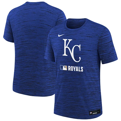 Youth Nike Royal Kansas City Royals Authentic Collection Velocity Performance T-Shirt