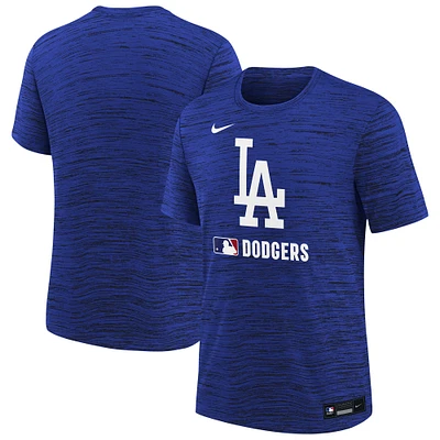 Youth Nike Royal Los Angeles Dodgers Authentic Collection Velocity Performance T-Shirt