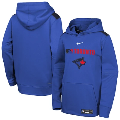 Youth Nike Royal Toronto Blue Jays City Connect Authentic Collection Performance Pullover Hoodie
