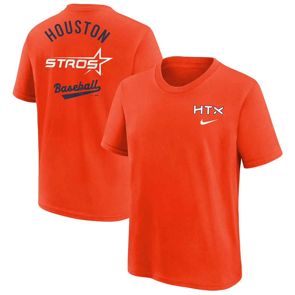 Youth Nike Orange Houston Astros 2025 City Connect T-Shirt
