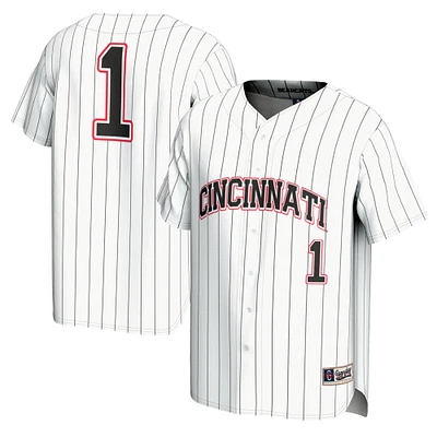 Youth GameDay Greats #1 White Cincinnati Bearcats Lightweight Baseball Fashion Jersey