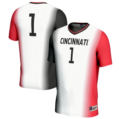 Youth GameDay Greats #1 White Cincinnati Bearcats Lightweight Women's Soccer Fashion Jersey