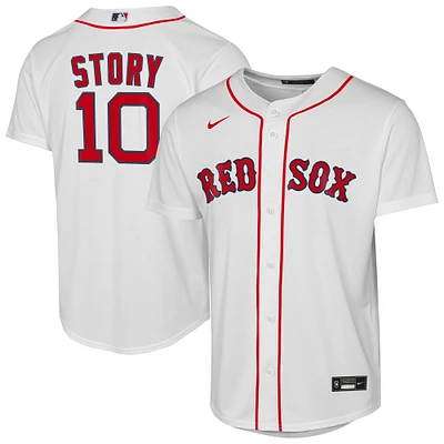 Youth Nike Trevor Story White Boston Red Sox Home Replica Player Jersey