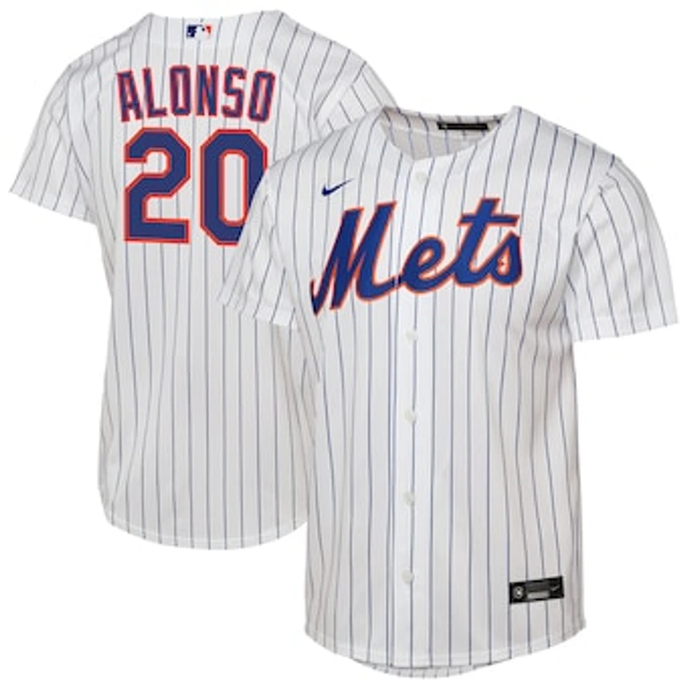Youth Nike Pete Alonso White New York Mets Home Replica Player Jersey