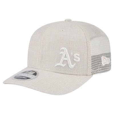 Men's New Era Light Beige Athletics Flawless 9SEVENTY Stretch-Snap Hat