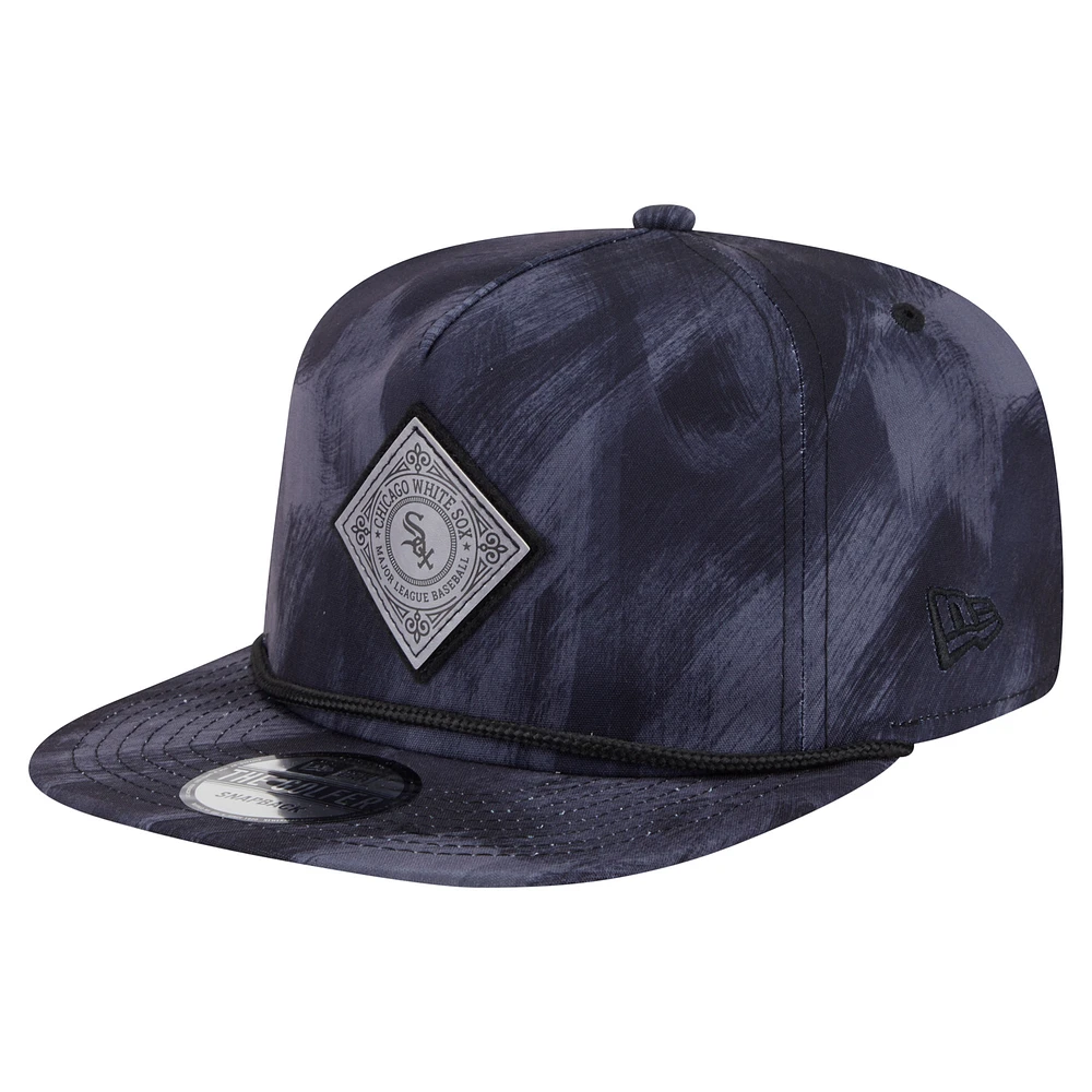 Men's New Era Navy Chicago White Sox Printed Golfer Snapback Hat