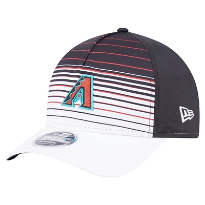 Men's New Era Black Arizona Diamondbacks Gradient 9FORTY M-Crown Adjustable Hat