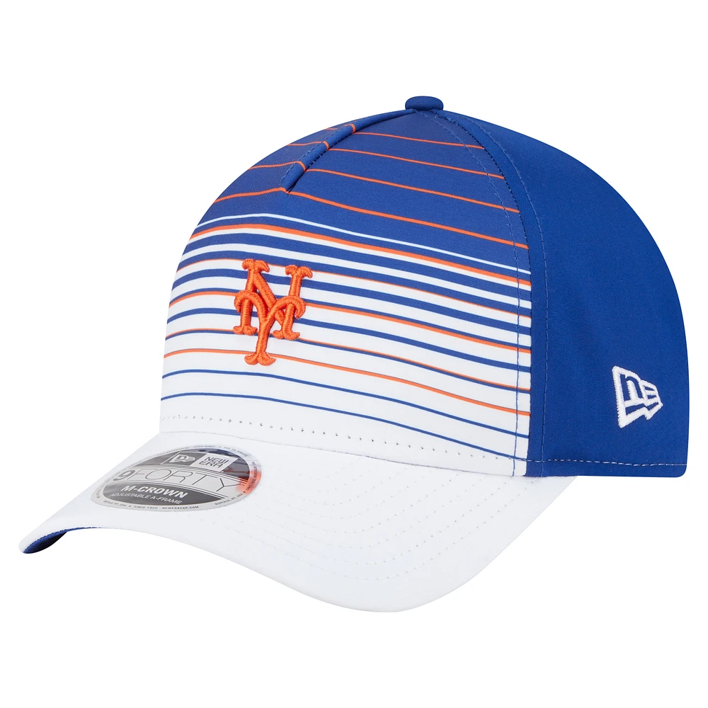 Men's New Era Royal New York Mets Gradient 9FORTY M-Crown Adjustable Hat