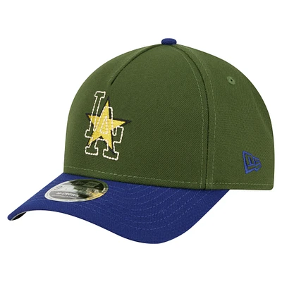 Men's New Era Dark Green Los Angeles Dodgers City Feature 9FORTY A-Frame Adjustable Hat