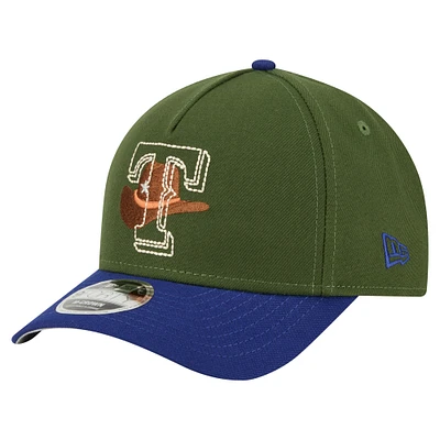 Men's New Era Dark Green Texas Rangers City Feature 9FORTY A-Frame Adjustable Hat