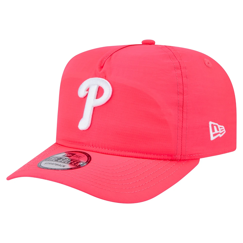 Men's New Era Pink Philadelphia Phillies Everyday Golfer Adjustable Hat