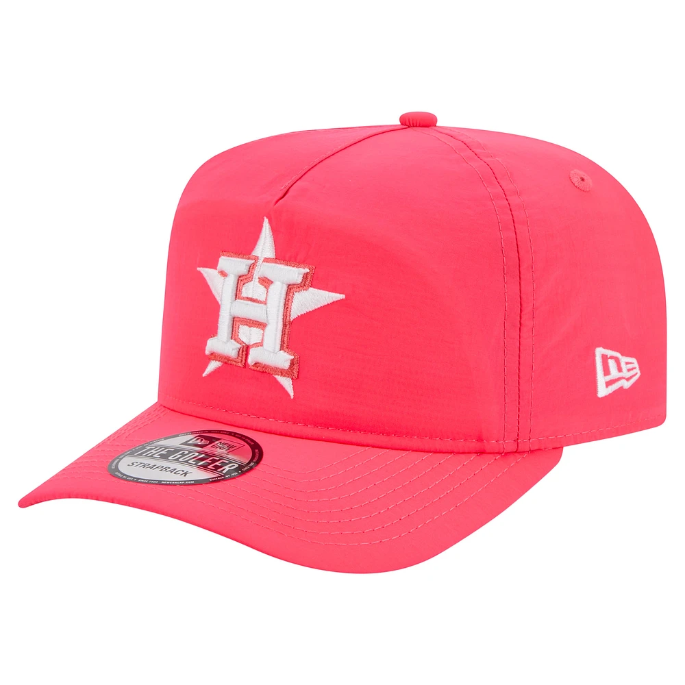 Men's New Era Pink Houston Astros Everyday Golfer Adjustable Hat