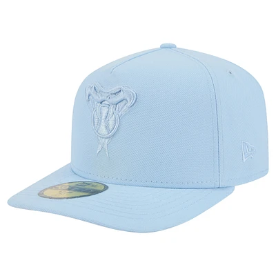 Men's New Era Light Blue Arizona Diamondbacks Color Pack A-Frame 59FIFTY Fitted Hat