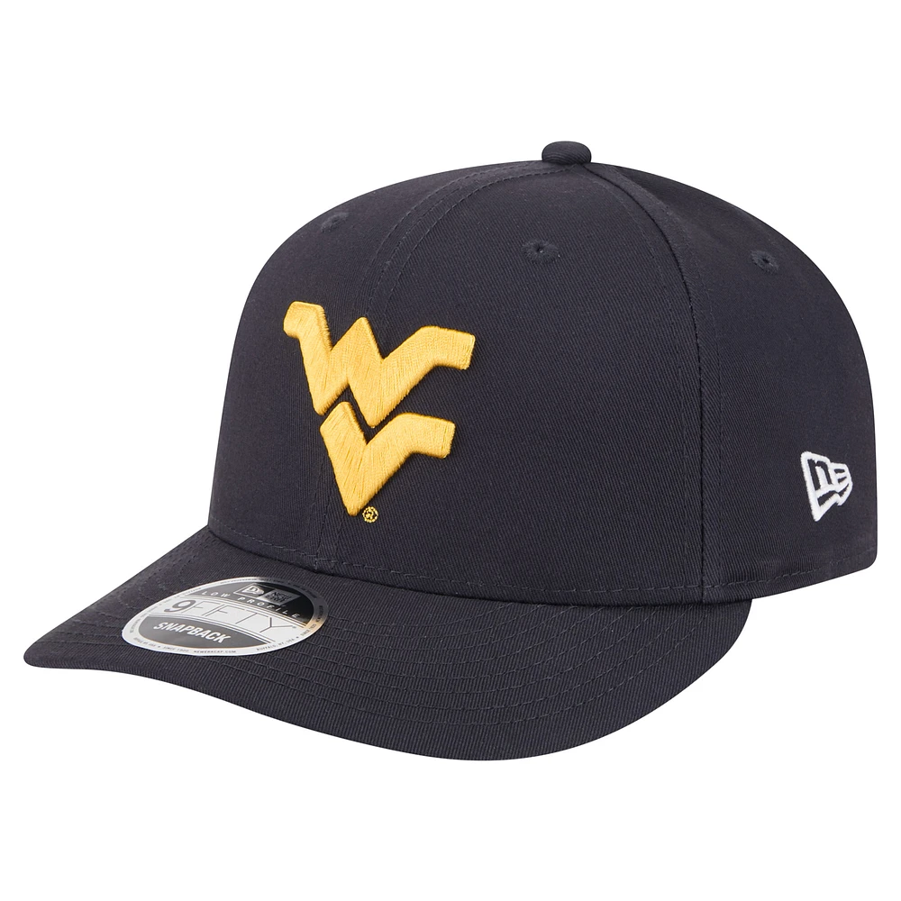 Men's New Era Navy West Virginia Mountaineers Low Profile 9FIFTY Snapback Hat