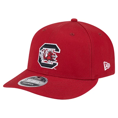 Men's New Era Garnet South Carolina Gamecocks Low Profile 9FIFTY Snapback Hat