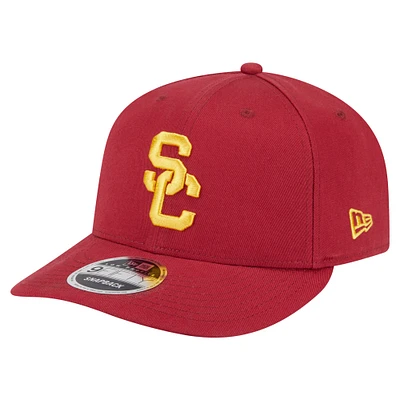 Men's New Era Cardinal USC Trojans Low Profile 9FIFTY Snapback Hat