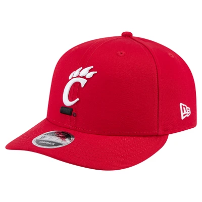 Men's New Era Red Cincinnati Bearcats Low Profile 9FIFTY Snapback Hat