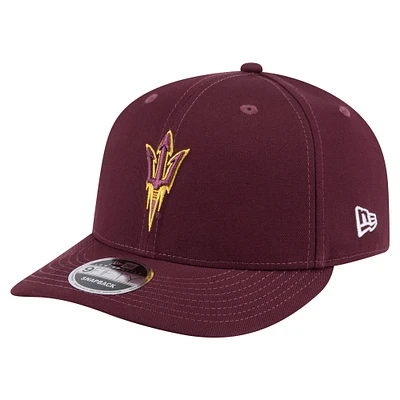 Men's New Era Maroon Arizona State Sun Devils Low Profile 9FIFTY Snapback Hat