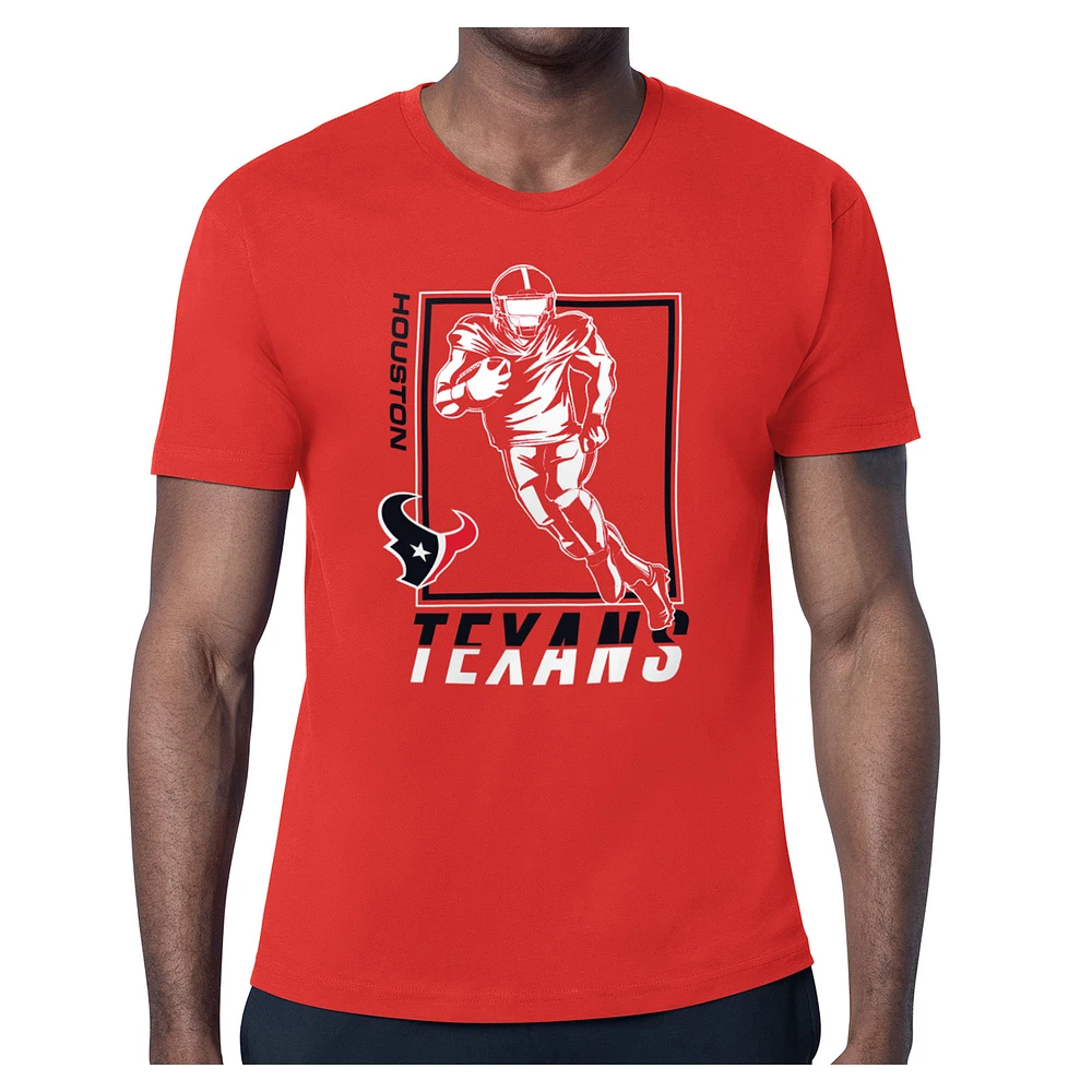 Men's Starter Red Houston Texans Football Player T-Shirt