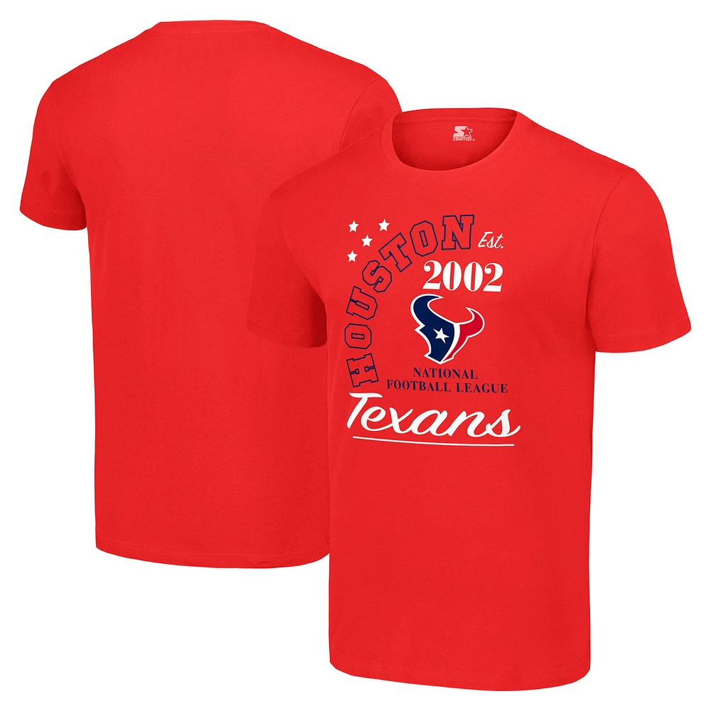 Men's Starter Red Houston Texans Arch City T-Shirt