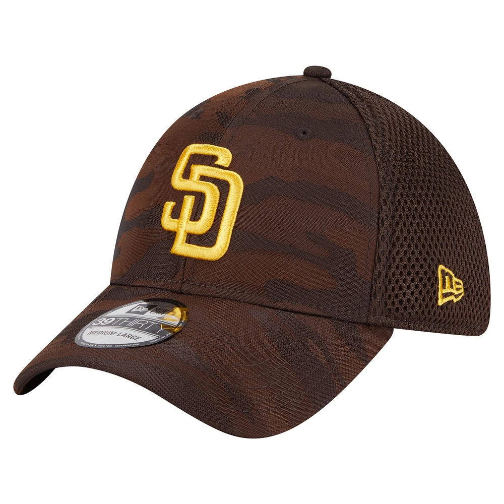 Youth New Era Brown San Diego Padres Camo 39THIRTY Flex Hat