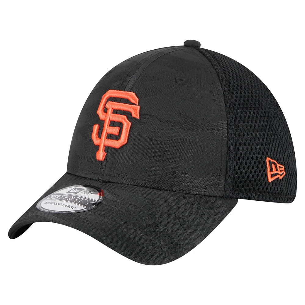 Youth New Era Black San Francisco Giants 39THIRTY Flex Hat