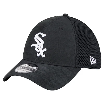 Youth New Era Black Chicago White Sox Camo 39THIRTY Flex Hat
