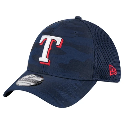Youth New Era Royal Texas Rangers Camo 39THIRTY Flex Hat