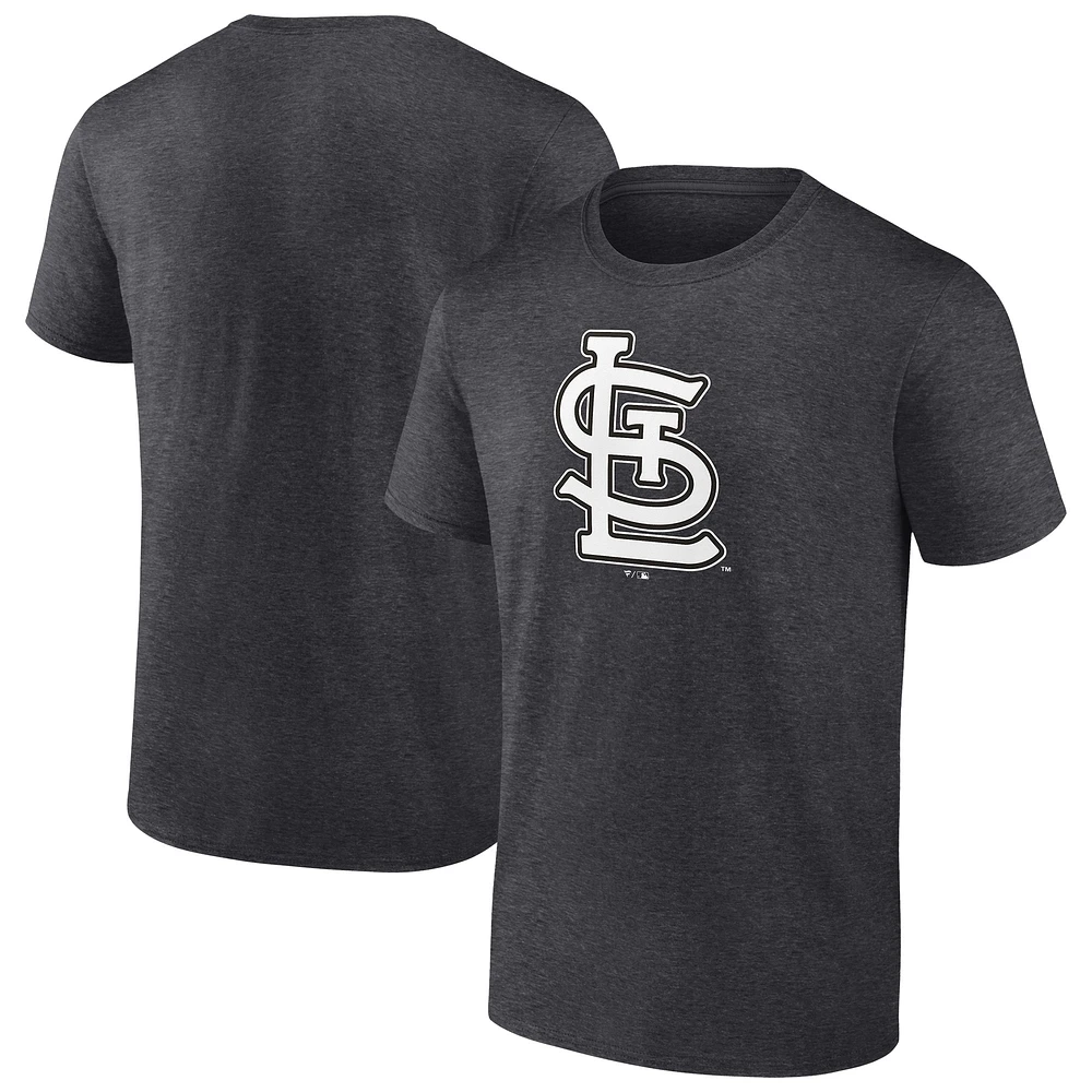 Men's Charcoal St. Louis Cardinals Monochrome T-Shirt
