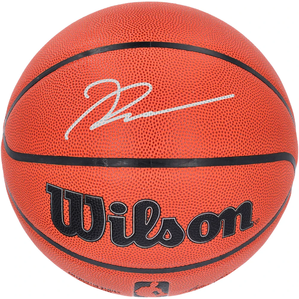 Ron Holland Detroit Pistons Autographed Wilson Authentic Series Indoor/Outdoor Basketball