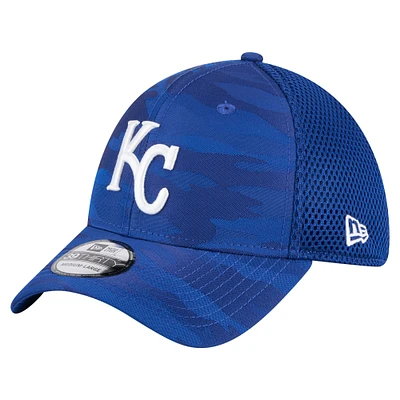 Men's New Era Royal Kansas City Royals Subtle Camo 39THIRTY Flex Hat