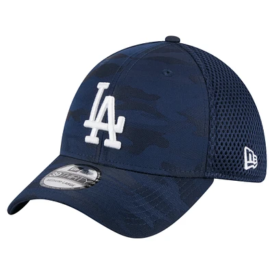 Men's New Era Navy Los Angeles Dodgers Subtle Camo 39THIRTY Flex Hat