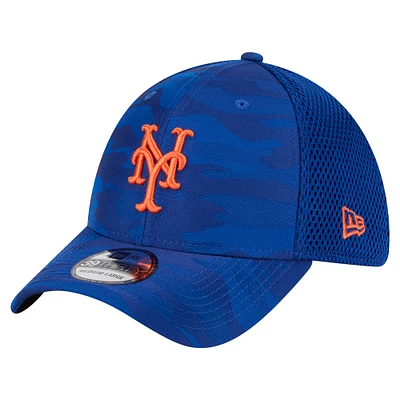 Men's New Era Royal New York Mets Subtle Camo 39THIRTY Flex Hat