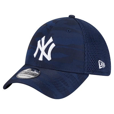 Men's New Era Navy New York Yankees Subtle Camo 39THIRTY Flex Hat