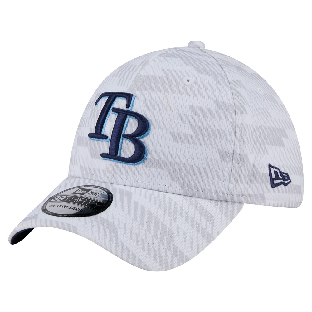 Men's New Era White Tampa Bay Rays Graded 39THIRTY Flex Hat