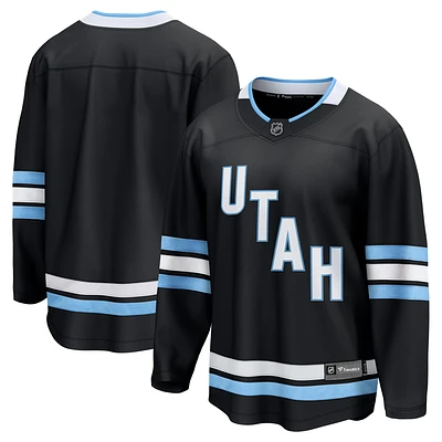Men's Fanatics Black Utah Mammoth Home Breakaway Jersey