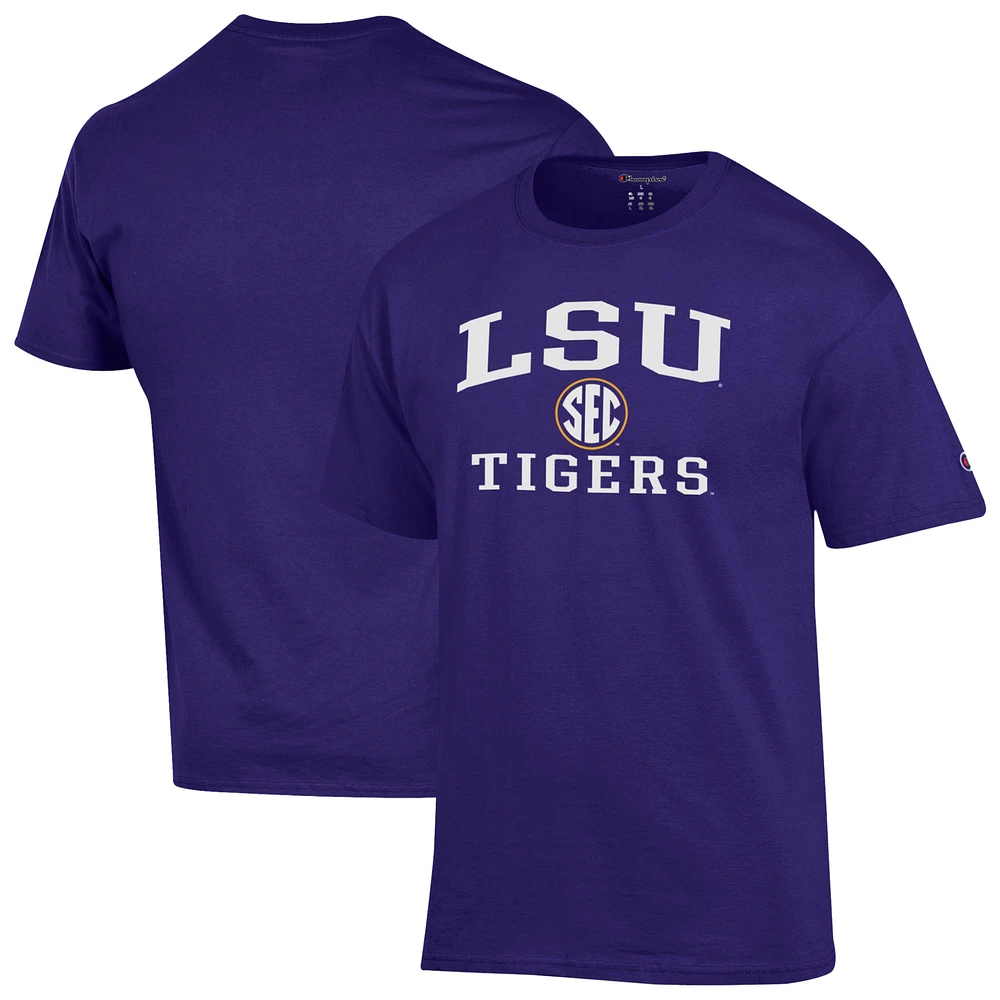 Men's Champion Purple LSU Tigers Team T-Shirt