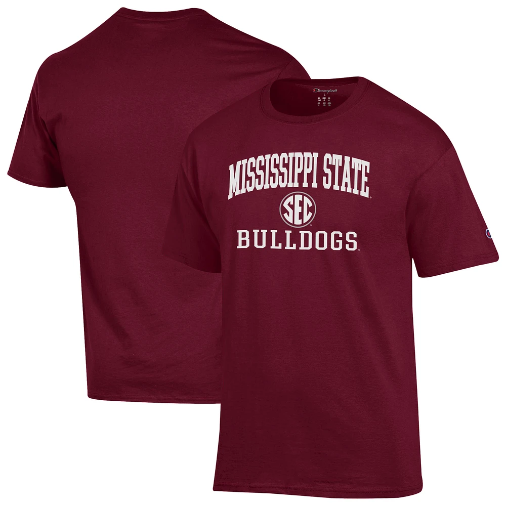 Men's Champion Maroon Mississippi State Bulldogs Team T-Shirt