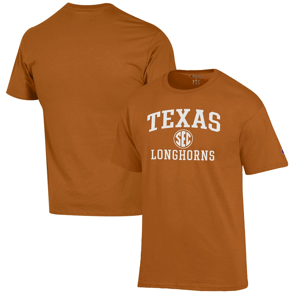 Men's Champion Texas Orange Longhorns SEC T-Shirt