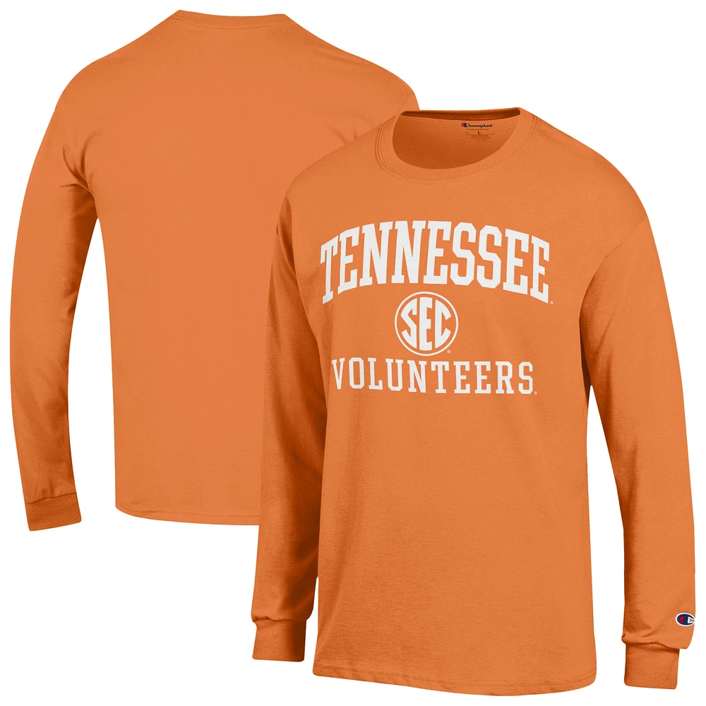 Men's Champion Tennessee Orange Volunteers Team Long Sleeve T-Shirt