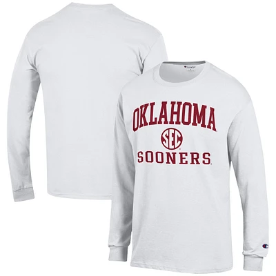 Men's Champion Oklahoma Sooners SEC Long Sleeve T-Shirt
