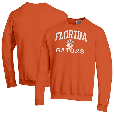 Men's Champion Orange Florida Gators Team Fleece Pullover Sweatshirt