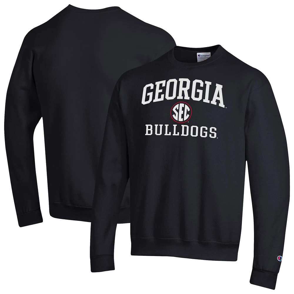 Men's Champion Georgia Bulldogs Team Fleece Pullover Sweatshirt