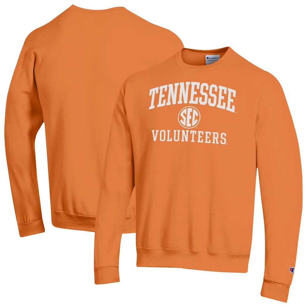 Men's Champion Tennessee Orange Volunteers Team Fleece Pullover Sweatshirt