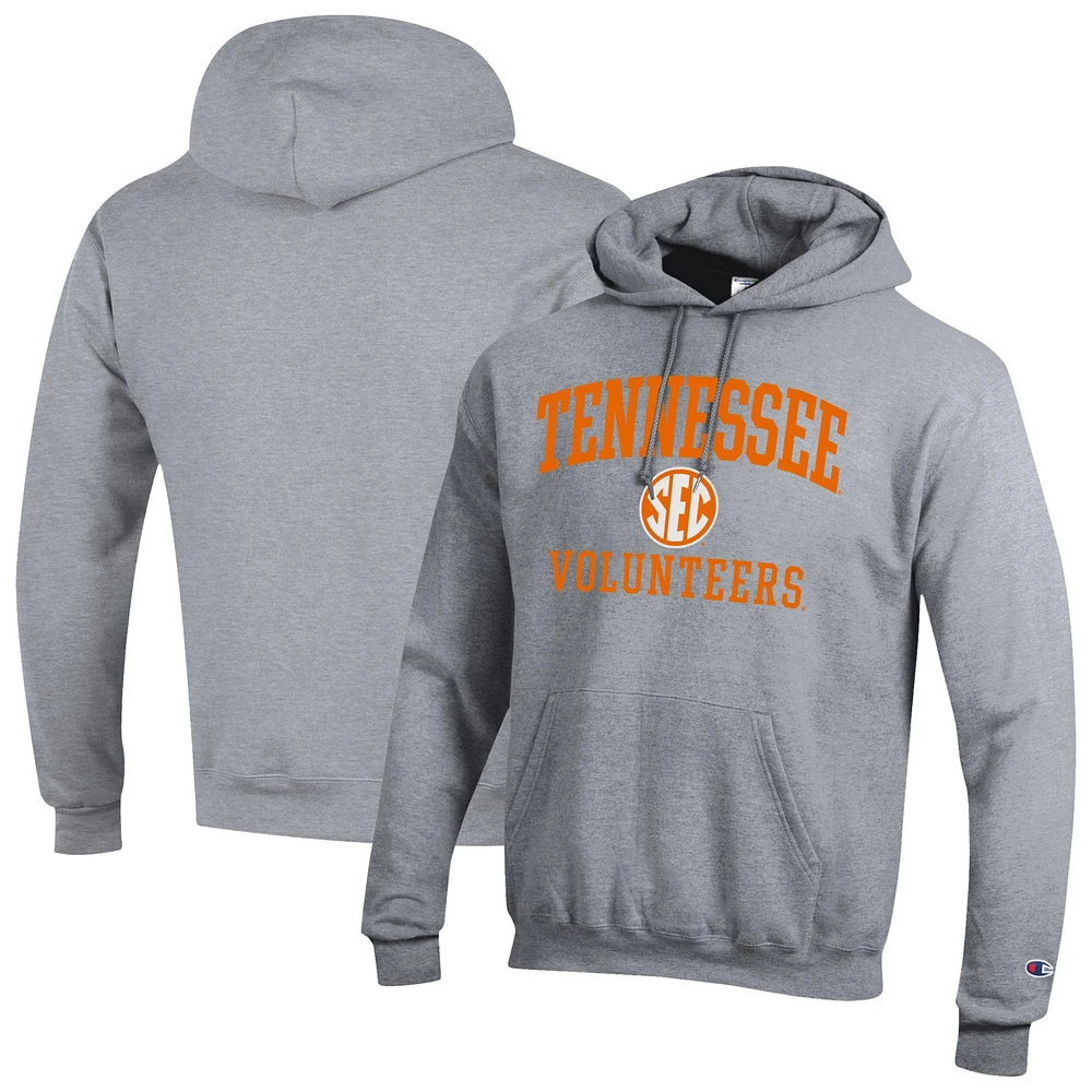 Men's Champion Gray Tennessee Volunteers Team Fleece Pullover Hoodie